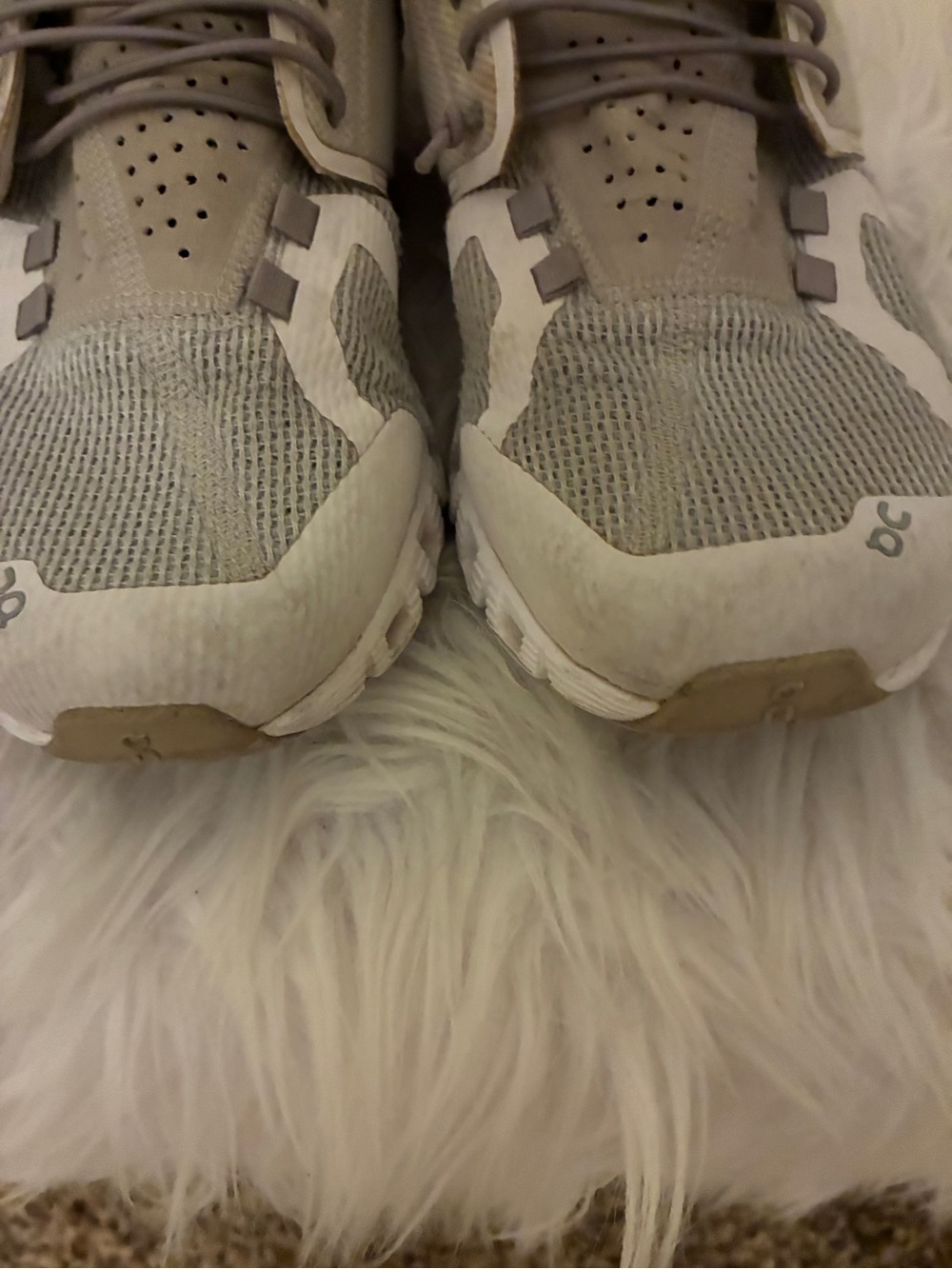 On Running Cloud Women’s Running Shoes Grey/White Sz 8 - Picture 6 of 12